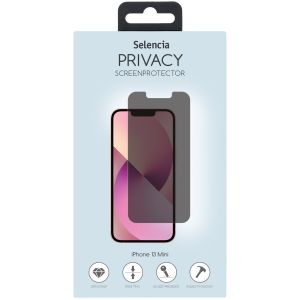 Selencia Protection d'écran en verre trempé Privacy iPhone 13 Mini