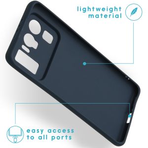 iMoshion Coque Couleur Xiaomi Mi 11 Ultra - Bleu foncé
