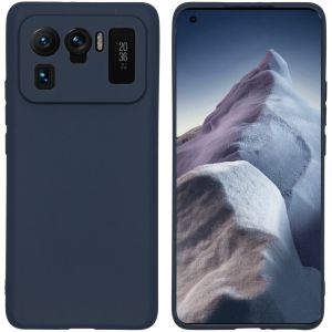 iMoshion Coque Couleur Xiaomi Mi 11 Ultra - Bleu foncé