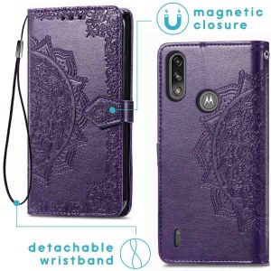iMoshion Etui de téléphone portefeuille Moto E7i Power - Violet