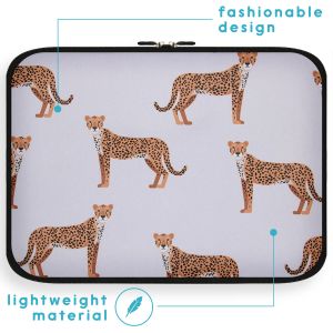 iMoshion Universele Design Sacoche 15-16 pouces - Cheetah