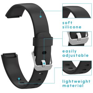 iMoshion Bracelet silicone Fitbit Luxe - Noir