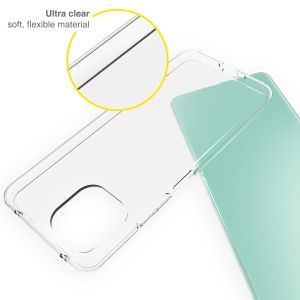 Accezz Coque Clear Xiaomi Mi 11 Lite (5G/4G) / 11 Lite 5G NE - Transparent