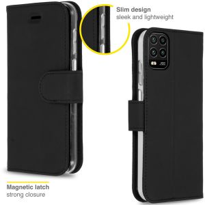 Accezz Étui de téléphone Wallet Xiaomi Mi 10 Lite - Noir