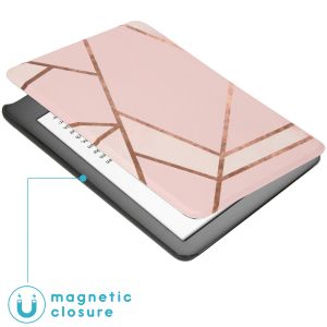 iMoshion ﻿Design Slim Hard Sleepcover Amazon Kindle 10 - Pink Graphic