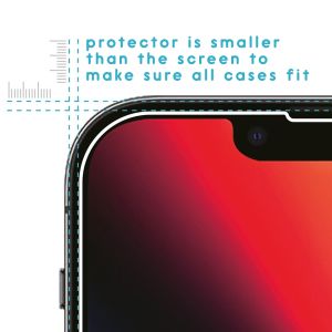 iMoshion Protection d'écran en verre trempé iPhone 13 Pro Max / 14 Plus