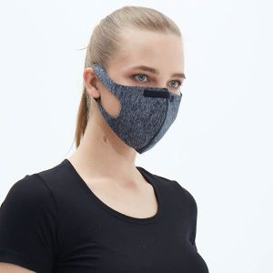 Blackspade 25 pack - Masque lavable unisexe adulte - Coton réutilisable et extensible - Gris