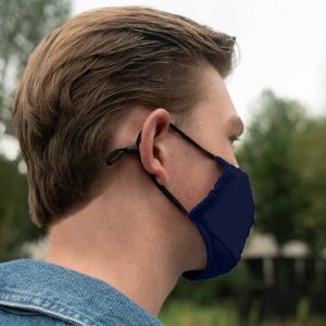 iMoshion 50 pack - Réutilisable, masque lavable avec 3 couches de coton - Bleu foncé