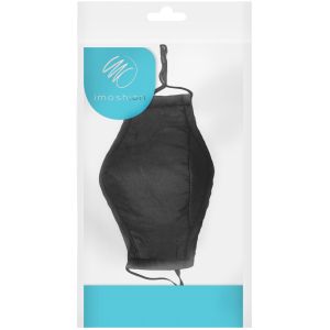 iMoshion 25 pack - Réutilisable, masque lavable avec 3 couches de coton - Noir