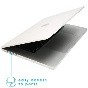 iMoshion Coque Laptop MacBook Pro 14 pouces (2021) / Pro 14 pouces (2023) M3 chip - A2442 / A2779 / A2918 - Transparent