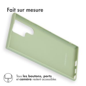 iMoshion Coque Couleur Samsung Galaxy S22 Ultra - Olive Green