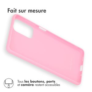 iMoshion Coque Couleur Samsung Galaxy M52 - Rose
