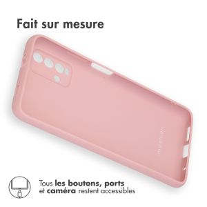 iMoshion Coque Couleur Xiaomi Redmi 9T - Dusty Pink