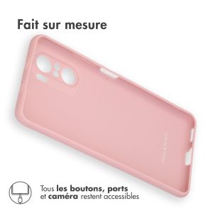 iMoshion Coque Couleur Xiaomi Poco F3 - Dusty Pink
