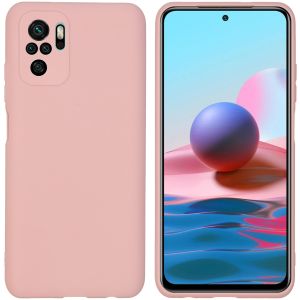iMoshion Coque Couleur Xiaomi Redmi Note 10 (4G) - Dusty Pink