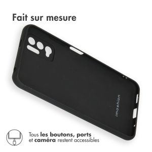 iMoshion Coque Couleur Xiaomi Redmi Note 10 (5G) - Noir