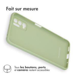 iMoshion Coque Couleur Xiaomi Redmi Note 10 (5G) - Olive Green