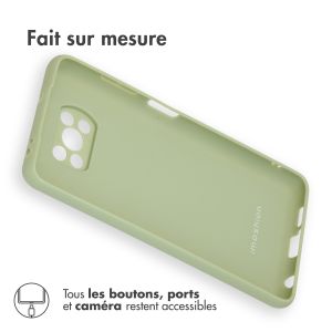 iMoshion Coque Couleur Xiaomi Poco X3 (Pro) - Olive Green