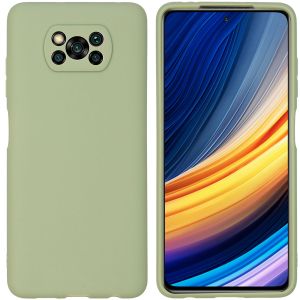 iMoshion Coque Couleur Xiaomi Poco X3 (Pro) - Olive Green