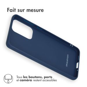 iMoshion Coque Couleur Samsung Galaxy A33 - Bleu foncé