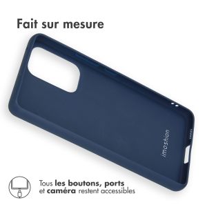 iMoshion Coque Couleur Samsung Galaxy A53 - Bleu foncé
