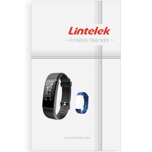 Lintelek Tracker d'activité ID130Plus HR Duo Pack - Noir & Bleu