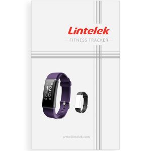 Lintelek Tracker d'activité ID130Plus HR Duo Pack - Violet & Noir