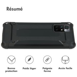 iMoshion Coque Rugged Xtreme Xiaomi Redmi 10 - Noir