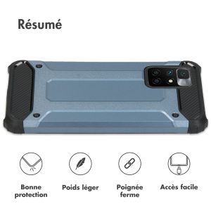 iMoshion Coque Rugged Xtreme Xiaomi Redmi 10 - Bleu