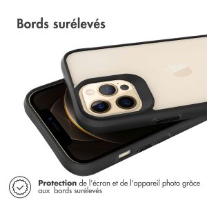 iMoshion Coque Rugged Hybrid iPhone 12 Pro Max - Noir / Transparent