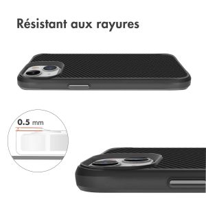 iMoshion Coque Rugged Hybrid Carbon iPhone 13 - Noir