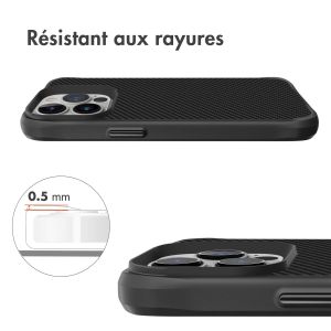 iMoshion Coque Rugged Hybrid Carbon iPhone 13 Pro Max - Noir