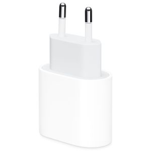 Apple Adaptateur USB original avec câble Lightning vers USB-C - Chargeur - 20 Watt - 1 mètre - Blanc