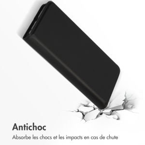 Accezz Étui de téléphone Slim Folio en cuir de qualité supérieure Samsung Galaxy A52(s) (5G/4G) - Noir