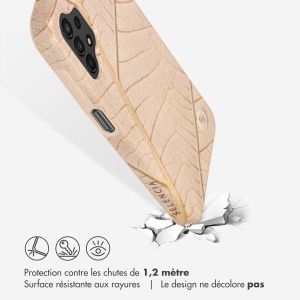 Selencia Aurora Coque Fashion Samsung Galaxy A13 (4G) - ﻿Coque durable - 100 % recyclée - Earth Leaf Beige