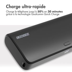 Accezz  Omega Series - Powerbank - 20.000 mAh - USB-A & USB-C - Power Delivery - 35 Watt - Noir