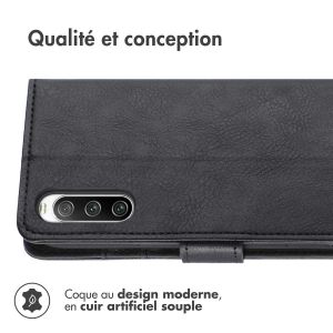 iMoshion Étui de téléphone portefeuille Luxe Sony Xperia 10 IV - Noir