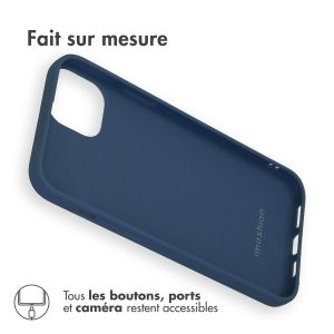 iMoshion Coque Couleur iPhone 14 Plus - Bleu foncé