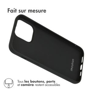 iMoshion Coque Couleur iPhone 14 Pro Max - Noir