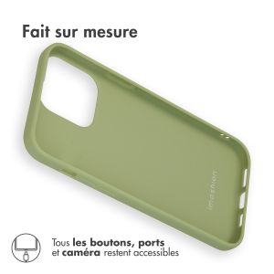 iMoshion Coque Couleur iPhone 14 Pro Max - Olive Green