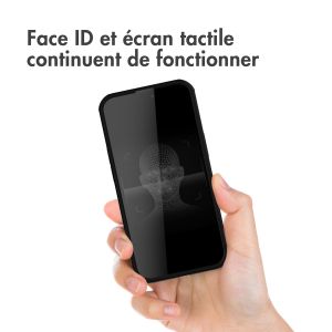 Accezz Coque de protection intégrale à 360° iPhone 14 Pro Max - Noir