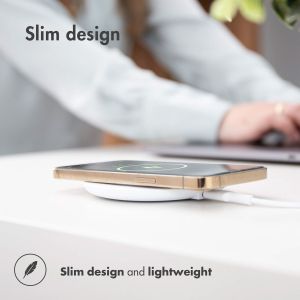 iMoshion Le pack 2 Chargeur sans fil Qi Soft Touch - Chargeur sans fil - 10 Watt - Blanc