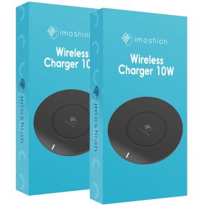iMoshion Le pack 2 Chargeur sans fil Qi Soft Touch - Chargeur sans fil - 10 Watt - Blanc