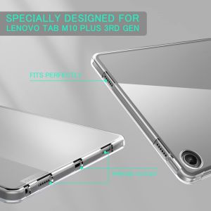 Avizar Coque Pour Lenovo Tab M10 FHD Plus Gen 2 Silicone Flexible Résistant  Ultra fine Blanc - Etui tablette - LDLC