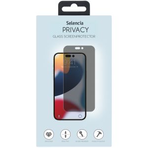 Selencia Protection d'écran en verre trempé Privacy pour iPhone 14 Pro Max