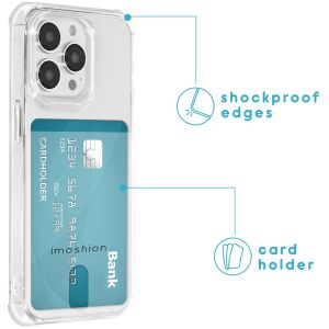 iMoshion ﻿Coque silicone avec support de passe iPhone 14 Pro - Transparent