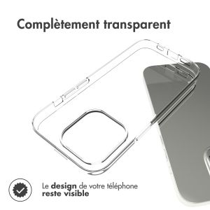 Accezz Coque Clear iPhone 14 Pro - Transparent