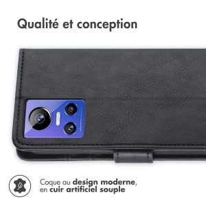 iMoshion Étui de téléphone portefeuille Luxe Realme GT Neo 3 - Noir