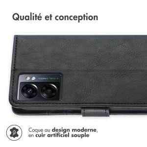 iMoshion Étui de téléphone portefeuille Luxe Oppo A77 - Noir