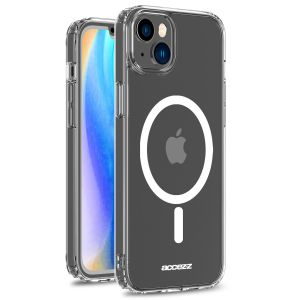 Accezz Coque Clear avec MagSafe iPhone 14 - Transparent